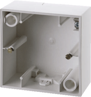 Berker S.1 Opbouwbehuizing 1-voudig polarwit mat