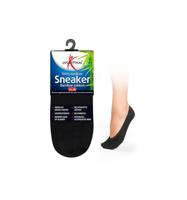 Lucovitaal Sneaker Bamboesokken Zwart Maat 43-46 - thumbnail