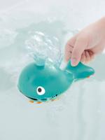 Walvis met bubbels - HAPE blauw - thumbnail