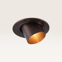 Inbouwspot Gavira bronzo scuro m - Diameter 77mm - GU10-fitting - IP20 voor binnen - Brons - Met doorlusbedrading - thumbnail