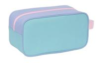 Reisschoenenrek Munich Mellow Blauw Roze Celeste 29 x 15 x 14 cm - thumbnail