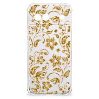 Google Pixel 8A Case Gouden Bloemen - thumbnail