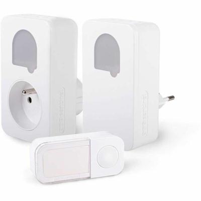 Chimes - SCS SENTINEL - SONE DUO - Draadloos en batterijloos - Set van 2 - Bereik 150+50 meter - Zelfvoorzienend