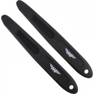 VWP bandafnemers-set 2-delig pvc extra strong lang zwart