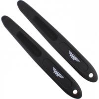 VWP bandafnemers-set 2-delig pvc extra strong lang zwart - thumbnail