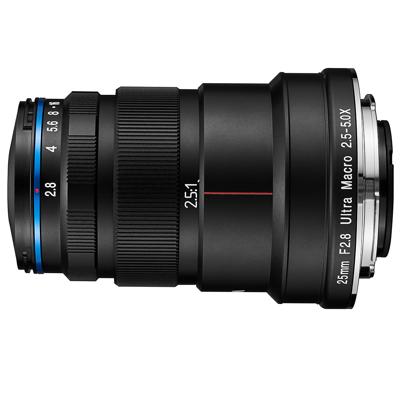 Laowa 25mm F/2.8 2.5-5X Ultra-Macro Lens voor Pentax K
