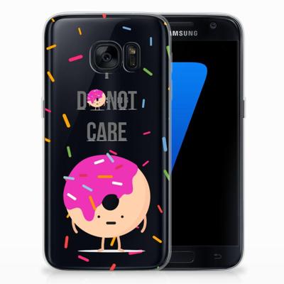 Samsung Galaxy S7 | Siliconen Case | Donut Roze