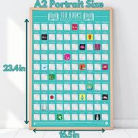 Gift Republic Kraskaart - 100 Boeken - thumbnail