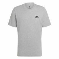 Heren-T-Shirt met Korte Mouwen Adidas Essentials Feelcomfy Grijs - Maat: S - thumbnail
