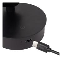 Lucide TONI - Oplaadbare Wandspot / Wandlamp - Accu/Batterij - Ø 8,1 cm - LED Dimb. - CCT - 1x2W 2700K/4000K - Magnetisch - Zwart - thumbnail