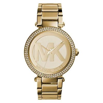 Michael Kors Dames Parker Logo goudkleurig horloge MK5784