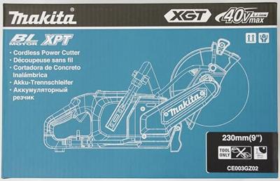 Makita CE003GZ02 Accu doorslijper 230mm XGT 40 V Max Basic Body - thumbnail