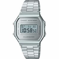 Casio A168WEM-7EF Grijs Zilverkleurig Heren horloge - thumbnail