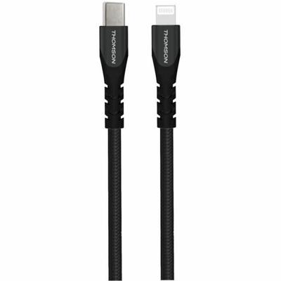 Kabel - THOMSON - Opladen & Data - USB-C naar Lightning 3A - MFI-gecertificeerd - 1,5 m