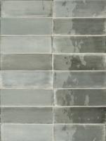 Wandtegel groen Sartoria Tbrick 16x5cm shark glans gerectificeerd - thumbnail