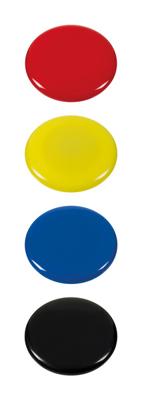 Westcott ac-e10826 magneet assorti pak à 4st. ø 40x8,5mm, 2500g
