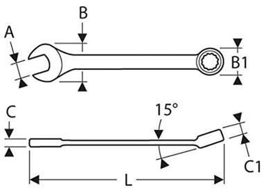 Expert by Facom Ringsteeksleutel | 14 mm - E113209 Expert by Facom Ringsteeksleutel | 14 mm - E113209
