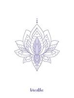 Soulbottles Just Breathe drinkfles glas 0,6 l - thumbnail