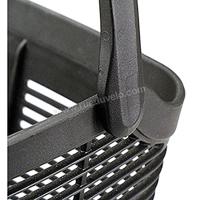 RIXEN & KAUL mand, voorop "lamello" fr.basket r&k lamello small black - thumbnail