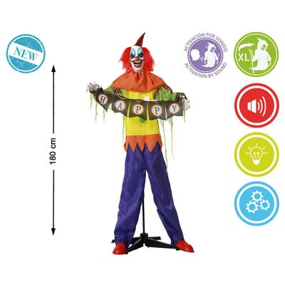 Halloween Decoraties Clown 180 x 120 x 18 cm