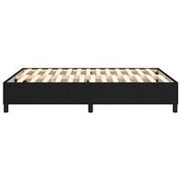 Bedframe zonder matras stof zwart 140x200 cm - thumbnail