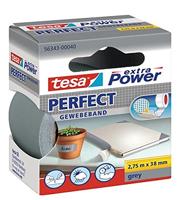 tesa PERFECT 56343-00040-03 Textieltape tesa extra Power Grijs (l x b) 2.75 m x 38 mm 1 stuk(s) - thumbnail