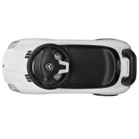 Loopauto Mercedes Benz wit - thumbnail