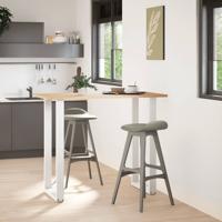 Bartafelpoten 2 st U-vormig 60x(110-111) cm staal wit - thumbnail