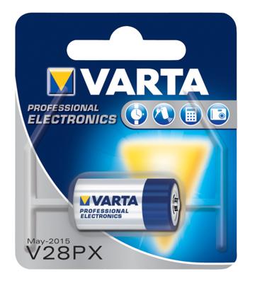 Varta SILVER Cylindr.V28PX/4SR44 Bl1 4SR44 Fotobatterij Zilveroxide 145 mAh 6.2 V 1 stuk(s)