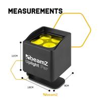 BeamZ BBP44 verticale LED par op accu voor buiten RGBW - thumbnail