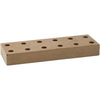 Stiftenhouder voor Berol, afm 20x6,5x2,5 cm, gatgrootte 11 mm, 1 stuk - thumbnail