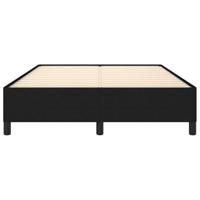 Bedframe zonder matras stof zwart 140x200 cm - thumbnail