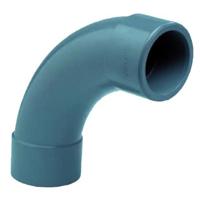 PVC bocht 90 graden buismodel - 20 mm - thumbnail