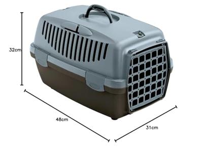 Abi Gulliver 1 transportbox 48 x 32 x 31 cm blauwbruin