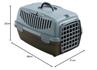 Gulliver 1 transportbox 48 x 32 x 31 cm blauwbruin - thumbnail