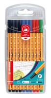 Fineliner stabilo point 88/10 office f ass 10st | 10 stuks - thumbnail