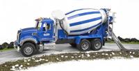 bruder MACK Granite truck met betonmixer modelvoertuig - thumbnail