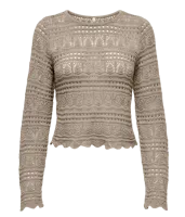 Only Elke Life Ls Pullover Knt Nca - thumbnail
