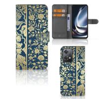 OnePlus Nord CE 2 Lite Hoesje Beige Flowers | Portemonnee hoesje - thumbnail
