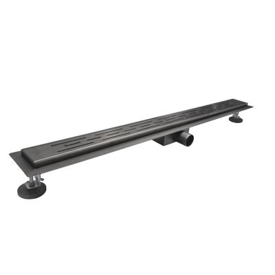 Douchegoot BWS Colorato Compleet 50cm Geborsteld Gunmetal Douchegoot BWS Colorato Compleet 50cm Geborsteld Gunmetal