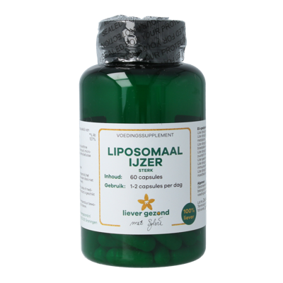 Liever Gezond Liposomaal ijzer sterk 60 Vegetarische capsules Liever Gezond Liposomaal ijzer sterk 60 Vegetarische capsules