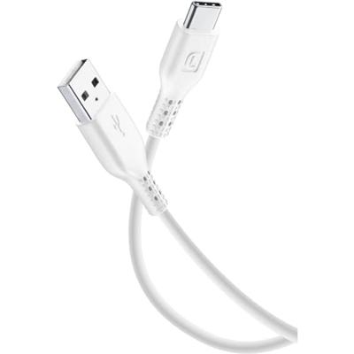 Cellularline Mobiele telefoon Kabel [1x USB-A - 1x USB-C] 1.2 m