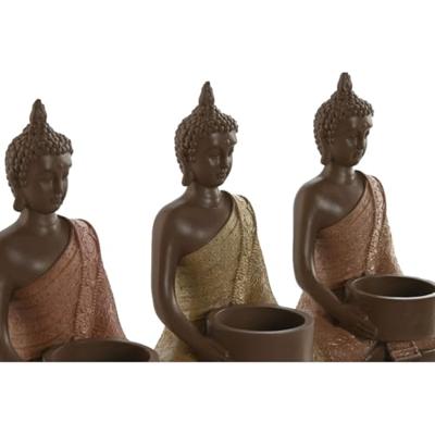 Kaarshouder Home ESPRIT Bruin Oranje Koraal Limoen Hars 28 x 8,5 x 17 cm Kaarshouder Home ESPRIT Bruin Oranje Koraal Limoen Hars 28 x 8,5 x 17 cm