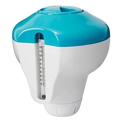 Intex 2-in-1 chloordrijver met thermometer