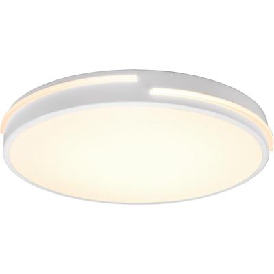 LED Plafondlamp 24W Dimbaar met Afstandsbediening - Mat Wit Aluminium