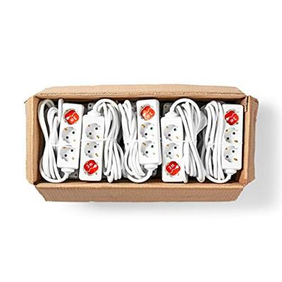 Nedis Stekkerdoos | Randaarde stekker / Type F (CEE 7/7) | 3-wegs | 3 m | 3680 W | 16 A | Wit | 15 stuks - EXSO330F1WTB EXSO330F1WTB Nedis Stekkerdoos | Randaarde stekker / Type F (CEE 7/7) | 3-wegs | 3 m | 3680 W | 16 A | Wit | 15 stuks - EXSO330F1WTB EXSO330F1WTB