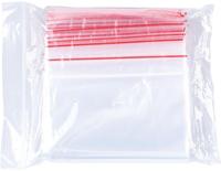 OFFICE products gripsealzakje, transparant, pak van 100 stuks, 120 x 180 mm - thumbnail