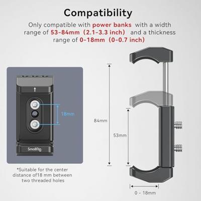 SmallRig 2336 Holder for Portable Power Banks & Smartphone - thumbnail