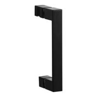 BRAUER Handgreep tweepunts model A tbv glazen deuren mat zwart - thumbnail