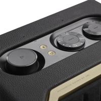 JBL Authentics 200, slimme home speaker met Wi-Fi, Bluetooth en voice assistant, retro style, in zwart, EU stekker (type C) - thumbnail